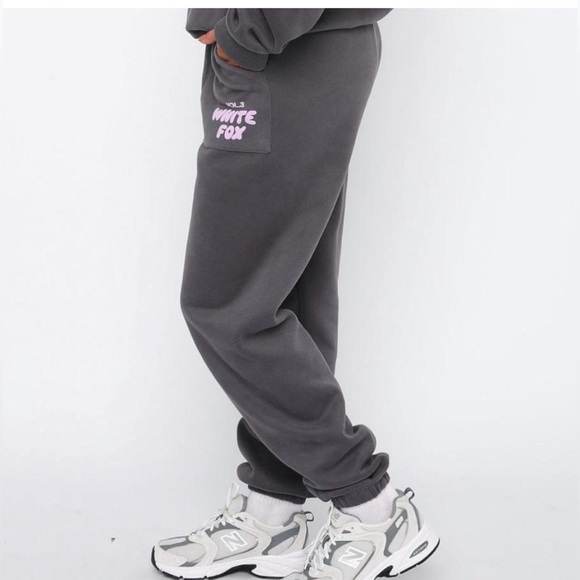 White fox the label volume 3 offstage sweatpants charcoal grey - Picture 3 of 7